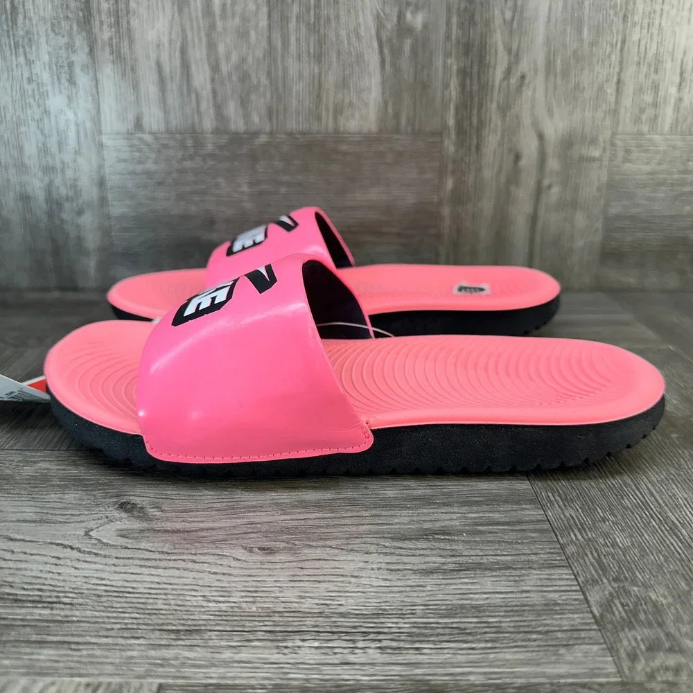 Nike Kawa Slide Fun Youth 2Y Sunset Pulse Pink Athletic Pool Sandals NEW